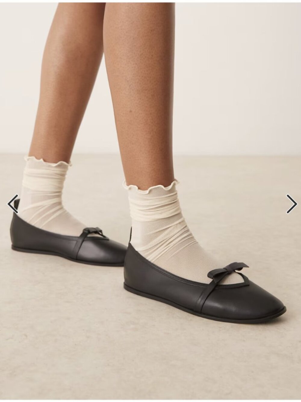 Free People Shoes Womens Size 10 Ballet Flats Bow Leather Slip On Comfortable